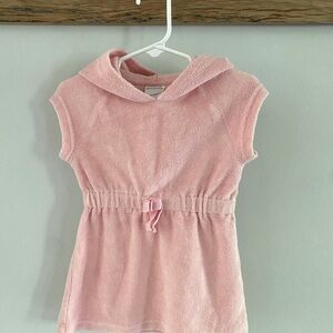 Hanna Andersson Soft Pink Terry Swim Coverup